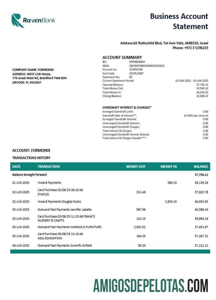 Modelo Raven Enterprise Statement Word e PDF (1)